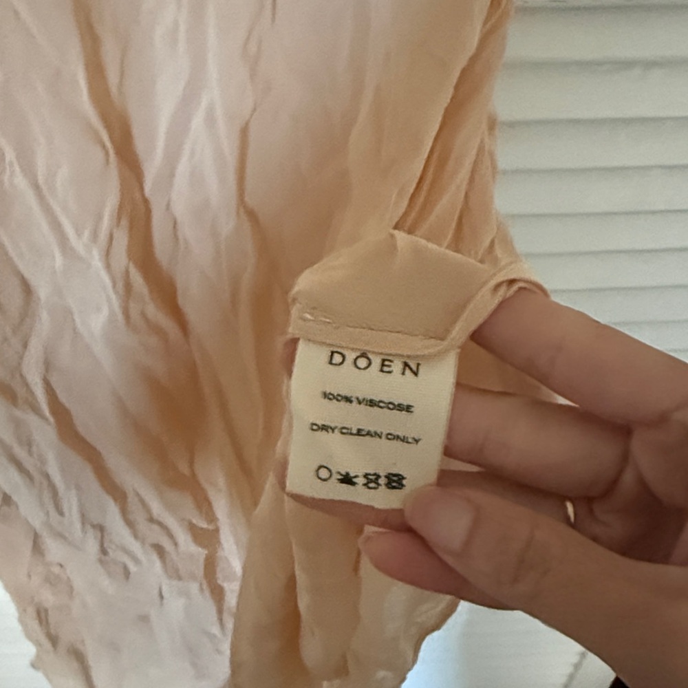 DOEN 〰️  Long Slip Skirt in Conch - Picture 5 of 6